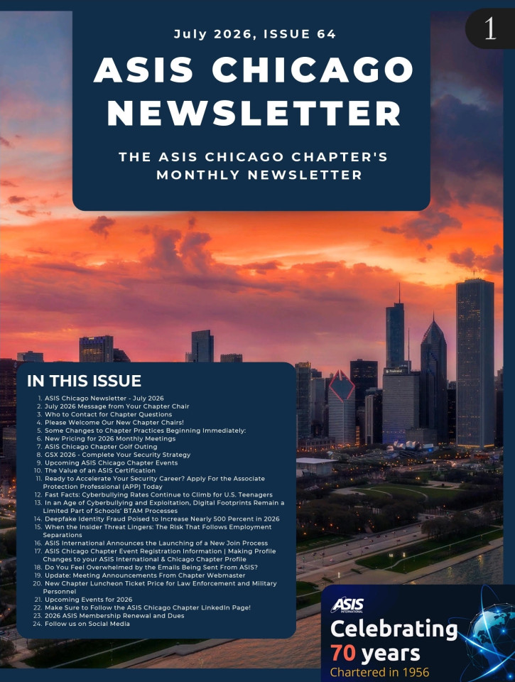 July 2026 Newsletter