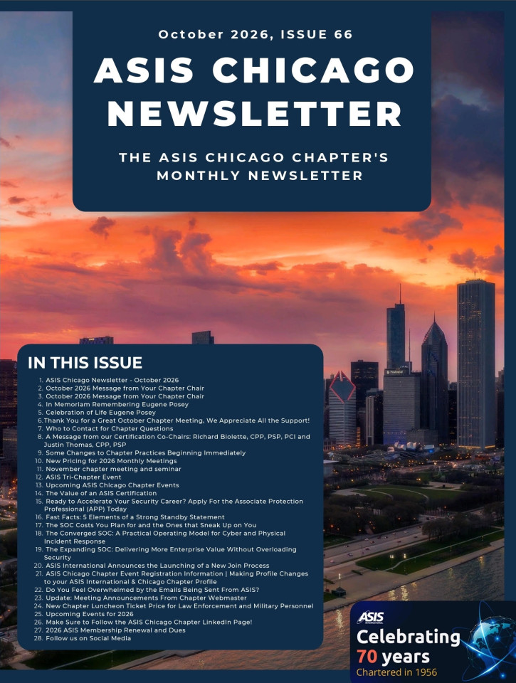 October 2026 Newsletter